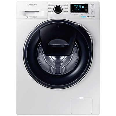 Samsung AddWash WW90K6610QW/EU Washing Machine, 9kg Load, A+++ Energy Rating, 1600rpm Spin, White Samsung AddWash WW90K6610QW/EU Washing Machine, 9kg Load, A+++ Energy Rating, 1600rpm Spin, White